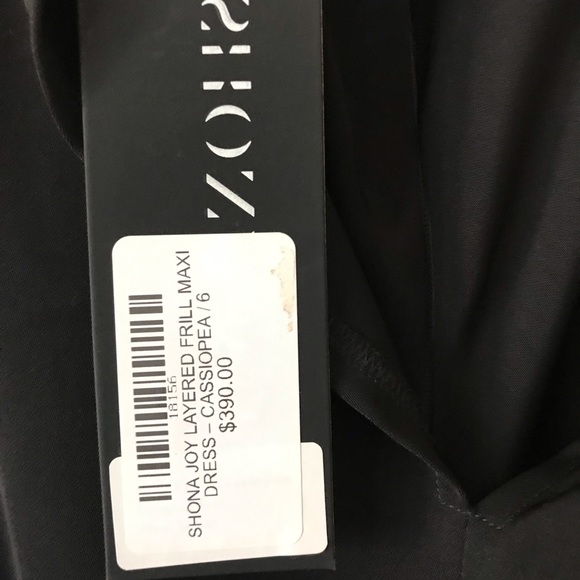 Shona Joy Cassiopea Layered Frill Maxi Dress Size 4. - Picture 5 of 9